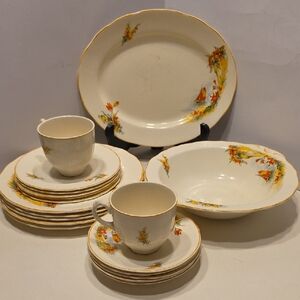 Vintage Enoch Wedgewood Unicorn Pottery Dinner Set